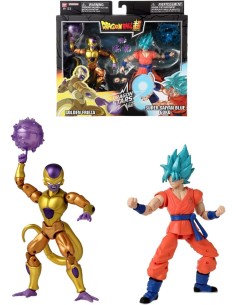 GIOCATTOLO PUBBLICIZZATO: vendita online DRAGON BALL SUPER, BANDAI FIGURE DRAGON STARS, 17 CM, BATTLE PACK, GOLDEN FREEZER VS... 2