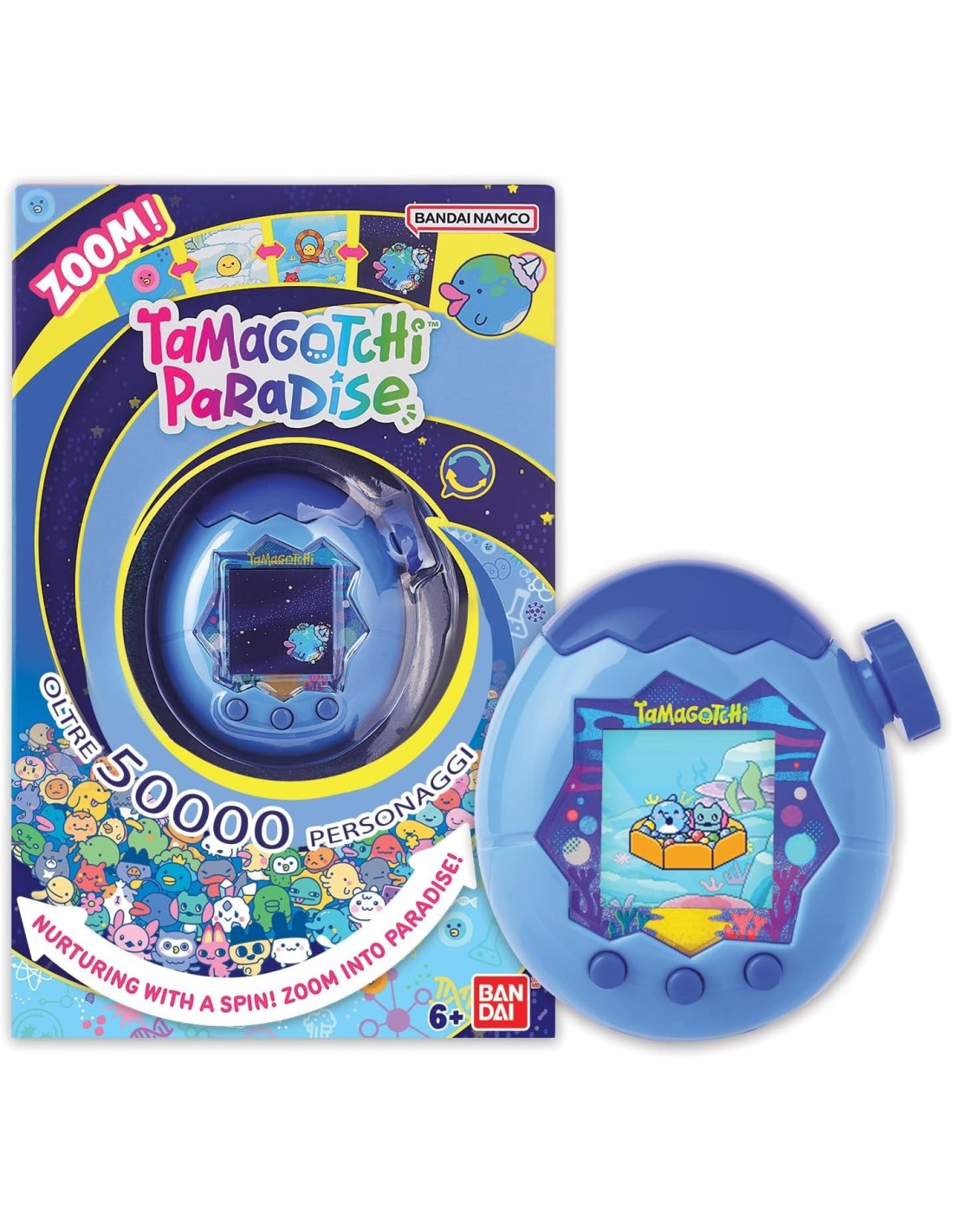 GIOCATTOLO PUBBLICIZZATO: vendita online TAMAGOTCHI PARADISE AZZURRO, ANIMALE VIRTUALE, GIOCATTOLO INTERATTIVO, MODELLO AZZUR...