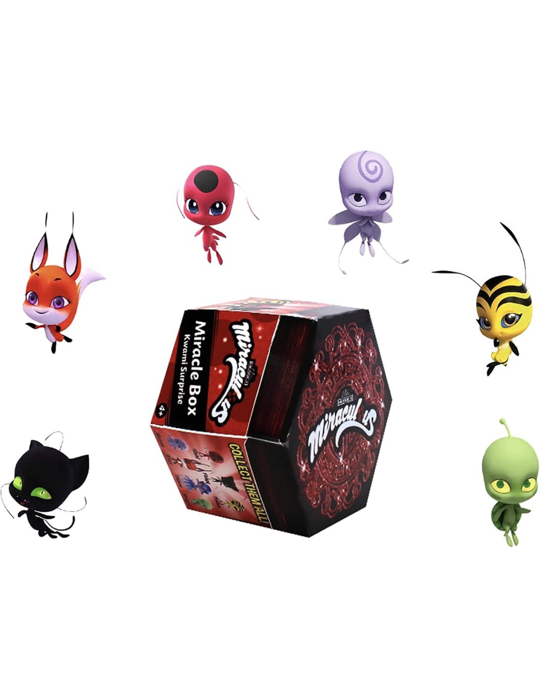 GIOCATTOLO PUBBLICIZZATO: vendita online BANDAI, MIRACULOUS LADYBUG, SCATOLA A SORPRESA KWAMI, MIRACLE BOX, MINI ACTION FIGUR...