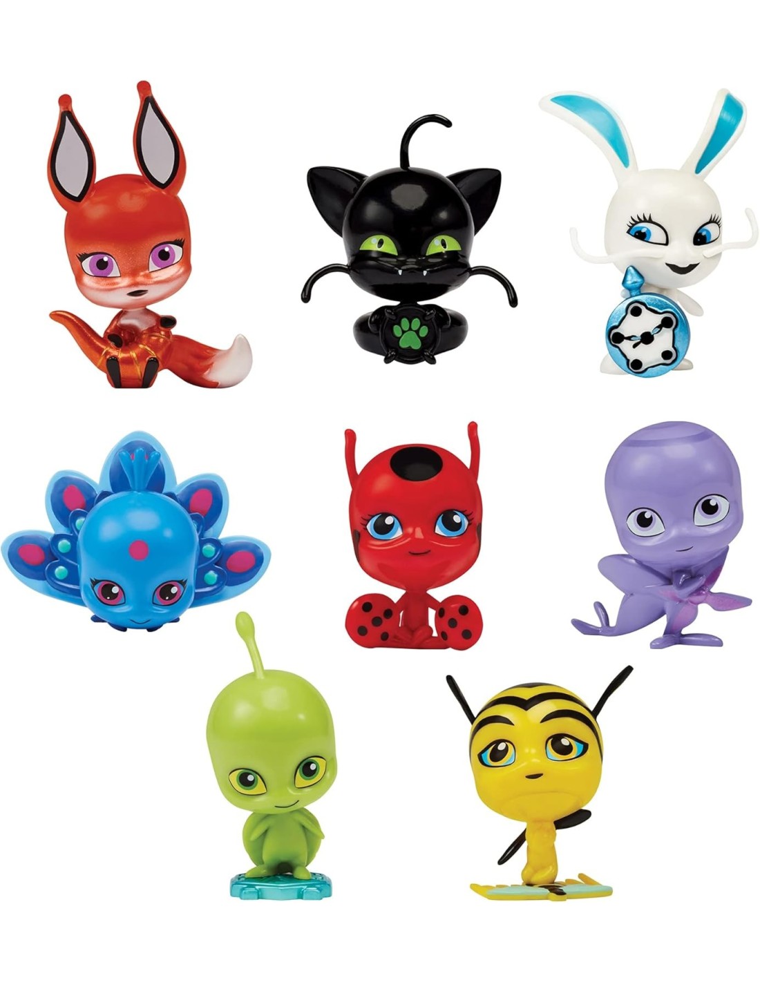 GIOCATTOLO PUBBLICIZZATO: vendita online BANDAI, MIRACULOUS LADYBUG, SCATOLA A SORPRESA KWAMI, MIRACLE BOX, MINI ACTION FIGUR...
