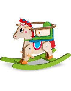INFANZIA: vendita online MONTESSORI BABY PONY A DONDOLO LEGNO PER BAMBINI in offerta