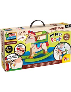 INFANZIA: vendita online MONTESSORI BABY PONY A DONDOLO LEGNO PER BAMBINI in offerta