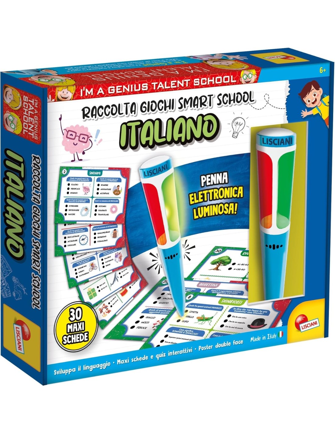 PRESCOLARI: vendita online I'M GENIUS ITALIANO RACCOLTA GIOCHI SMART SCHOOL in offerta