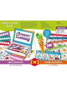 PRESCOLARI: vendita online CAROTINA LETTERE E PAROLE 2IN1 in offerta 2