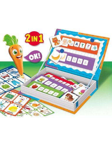 PRESCOLARI: vendita online CAROTINA LETTERE E PAROLE 2IN1 in offerta