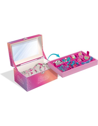 GIOCHI GIRL: vendita online PORTAGIOIE BARBIE CON KIT PERLINE in offerta