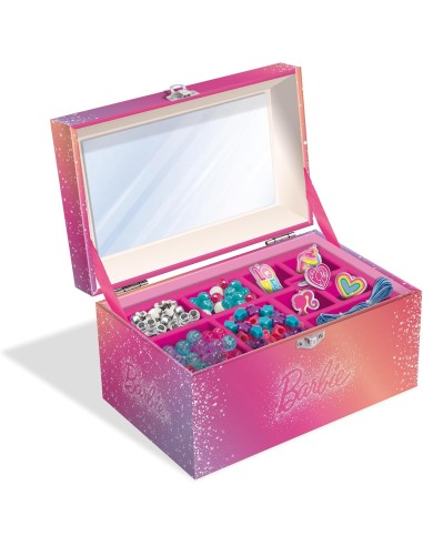 GIOCHI GIRL: vendita online PORTAGIOIE BARBIE CON KIT PERLINE in offerta
