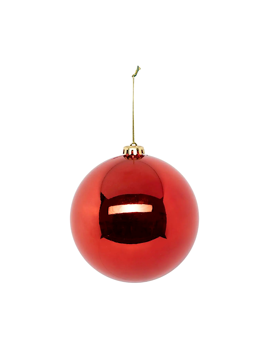 SFERE E PENDAGLI: vendita online Decorazione sfera di Natale 15cm in plastica rossa - La magia di Natale a casa tua in offerta