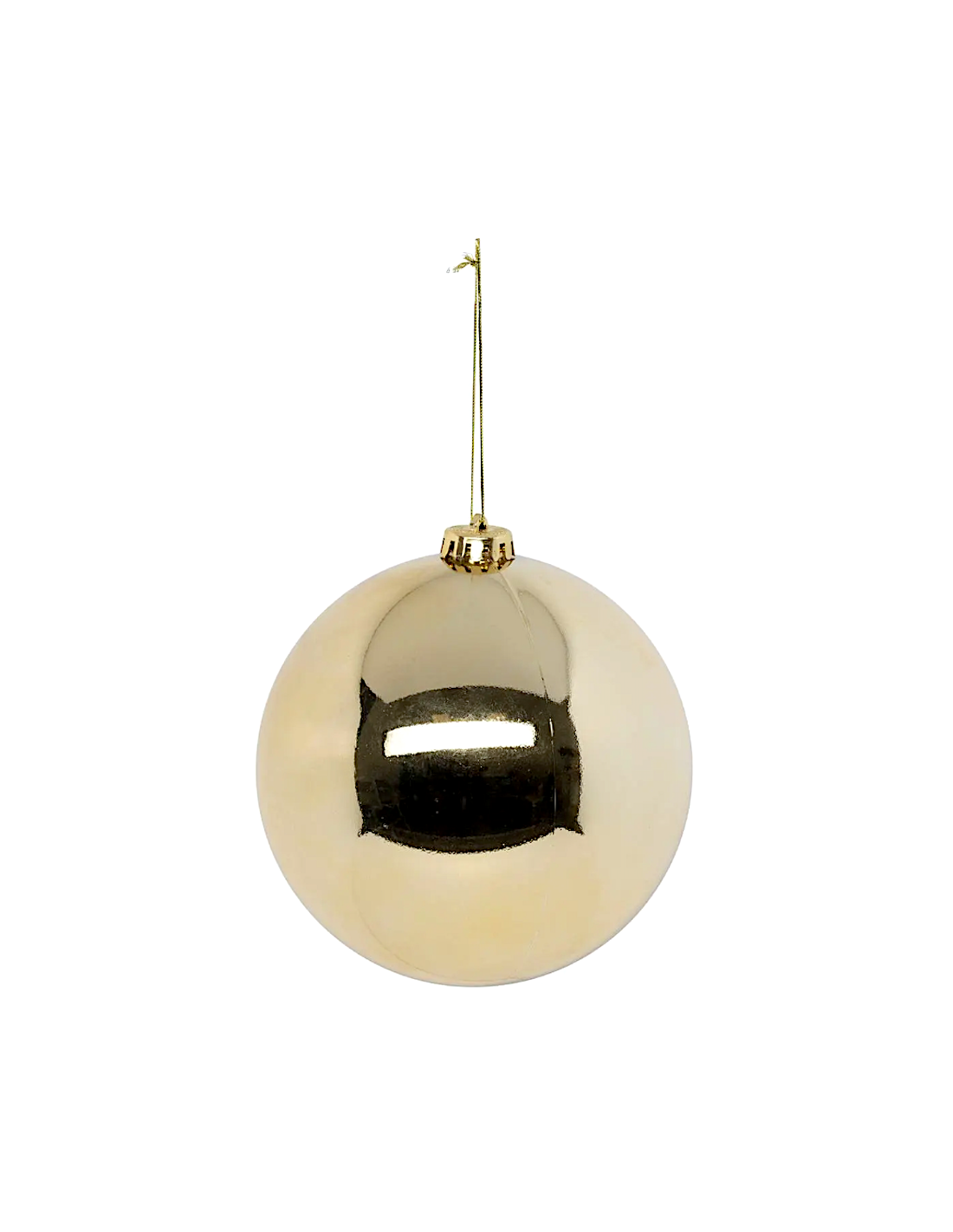 SFERE E PENDAGLI: vendita online Decorazione sfera di Natale 15cm in plastica dorata - La magia di Natale a casa tua in offerta
