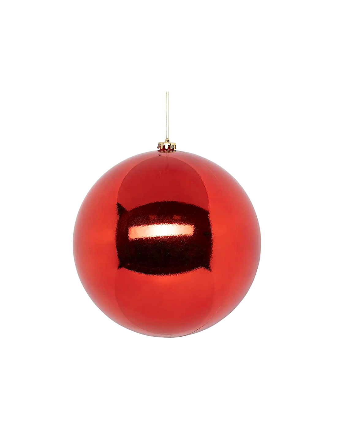 SFERE E PENDAGLI: vendita online Decorazione sfera di Natale 25cm in plastica rossa - La magia di Natale a casa tua in offerta