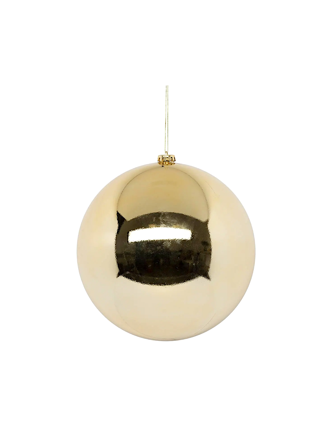 SFERE E PENDAGLI: vendita online Decorazione sfera di Natale 25cm in plastica dorata - La magia di Natale a casa tua in offerta