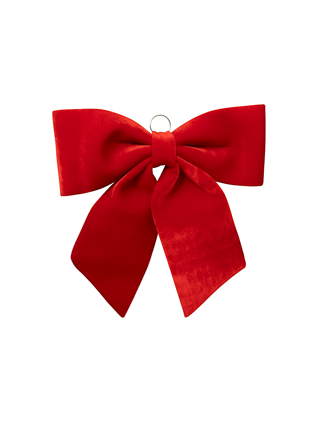 SFERE E PENDAGLI: vendita online Decorazione pendente fiocco di Natale 70x67cm in velluto rosso - La magia di Natale a casa t...
