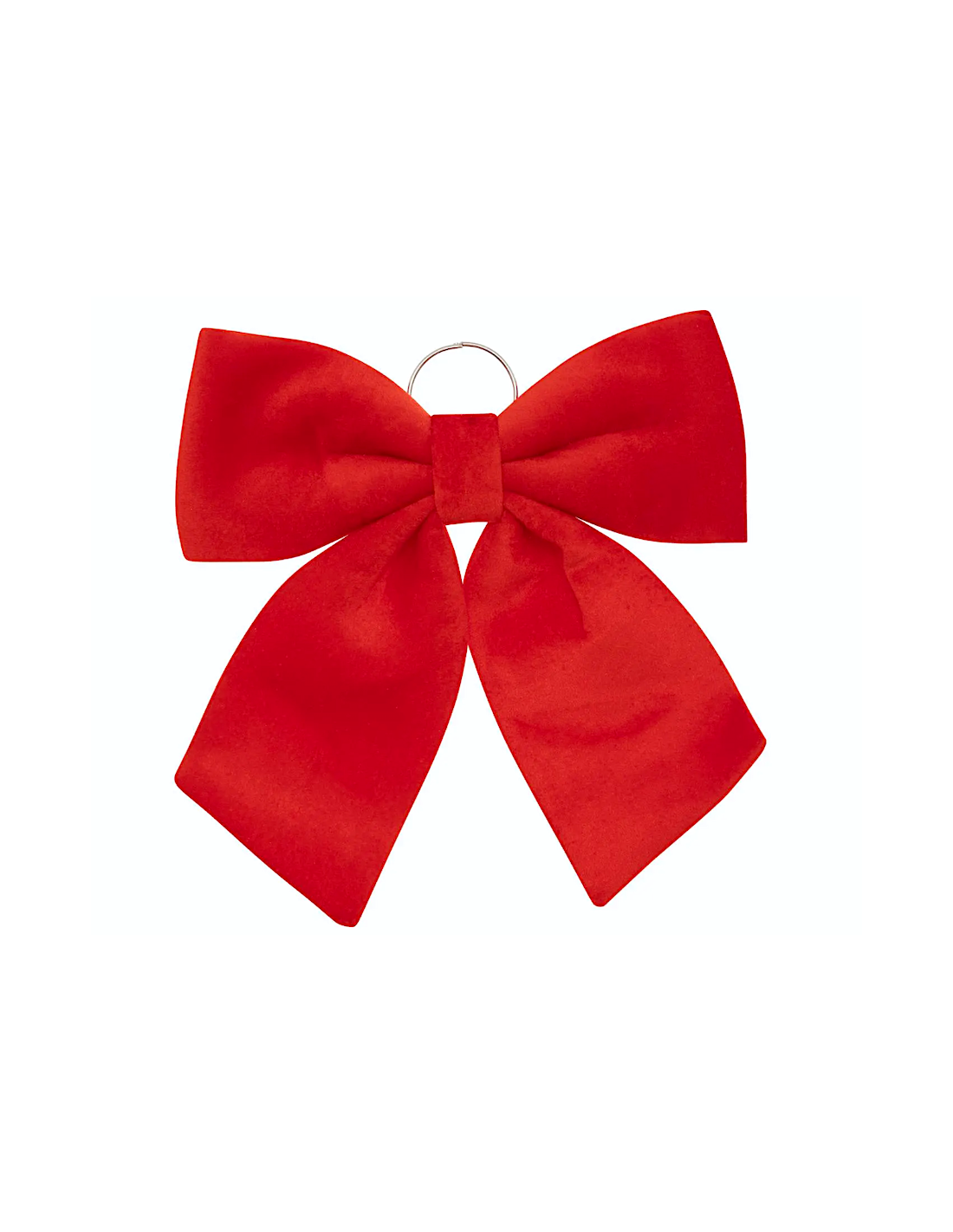 SFERE E PENDAGLI: vendita online Decorazione pendente fiocco di Natale 40x35cm in velluto rosso - La magia di Natale a casa t...
