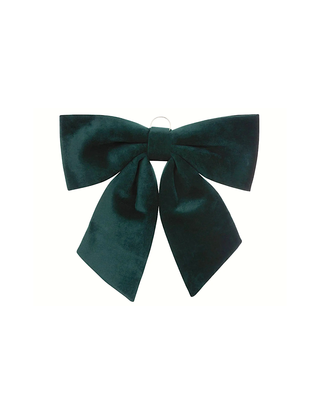 SFERE E PENDAGLI: vendita online Decorazione pendente fiocco di Natale 40x35cm in velluto verde - La magia di Natale a casa t...