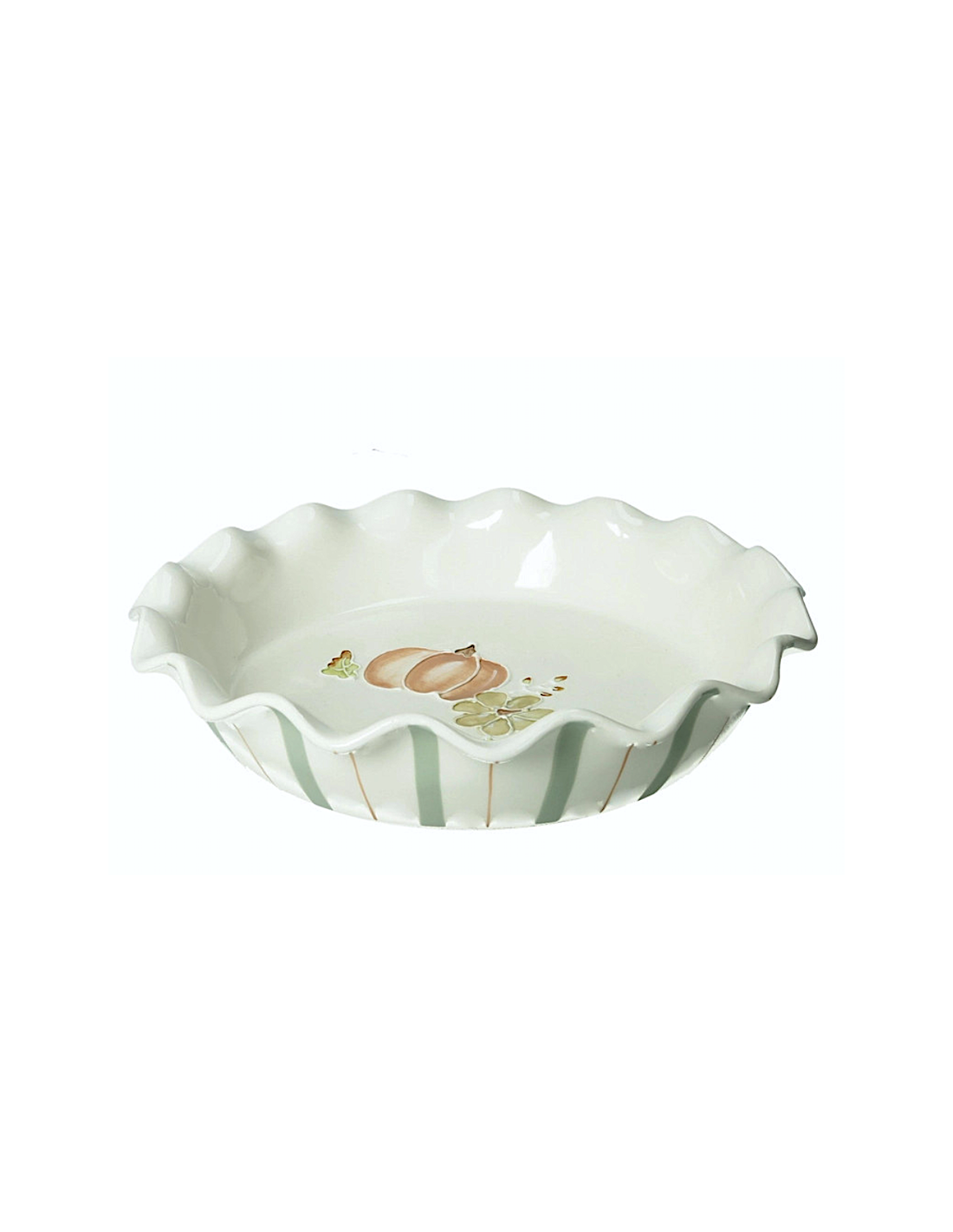 Tortiera Pirofila Tonda Le Zucche Brandani in Stoneware Ø 25,5 cm – shopincasa.it