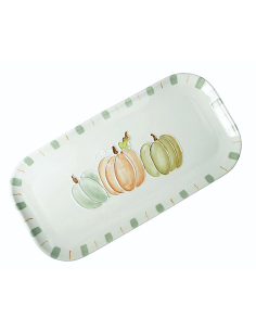 Vassoio Rettangolare Le Zucche Brandani in Stoneware 35×18 cm – shopincasa.it