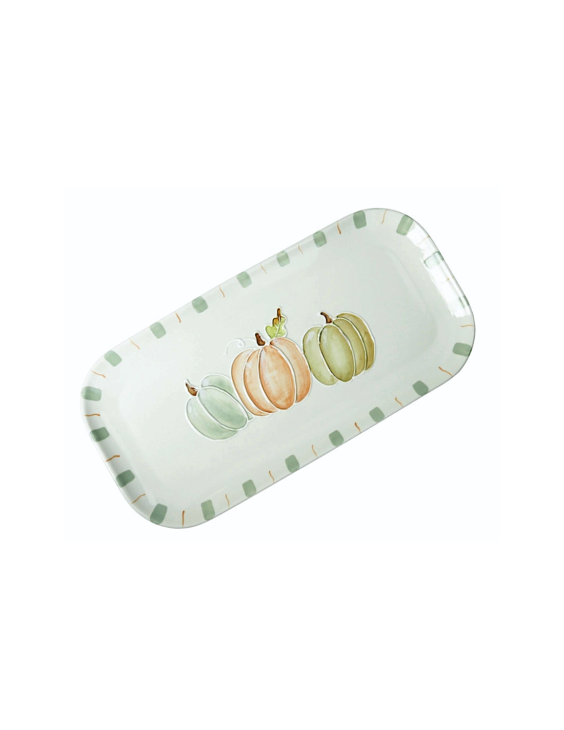 Vassoio Rettangolare Le Zucche Brandani in Stoneware 35×18 cm – shopincasa.it