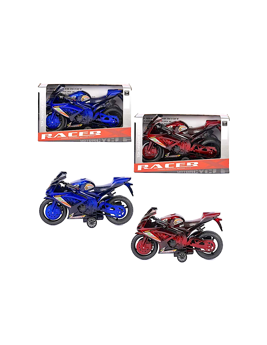 GIOCHI BOY: vendita online MOTO GIOCATTOLO A FRIZIONE SCALA 1:8 ASSORTITO in offerta