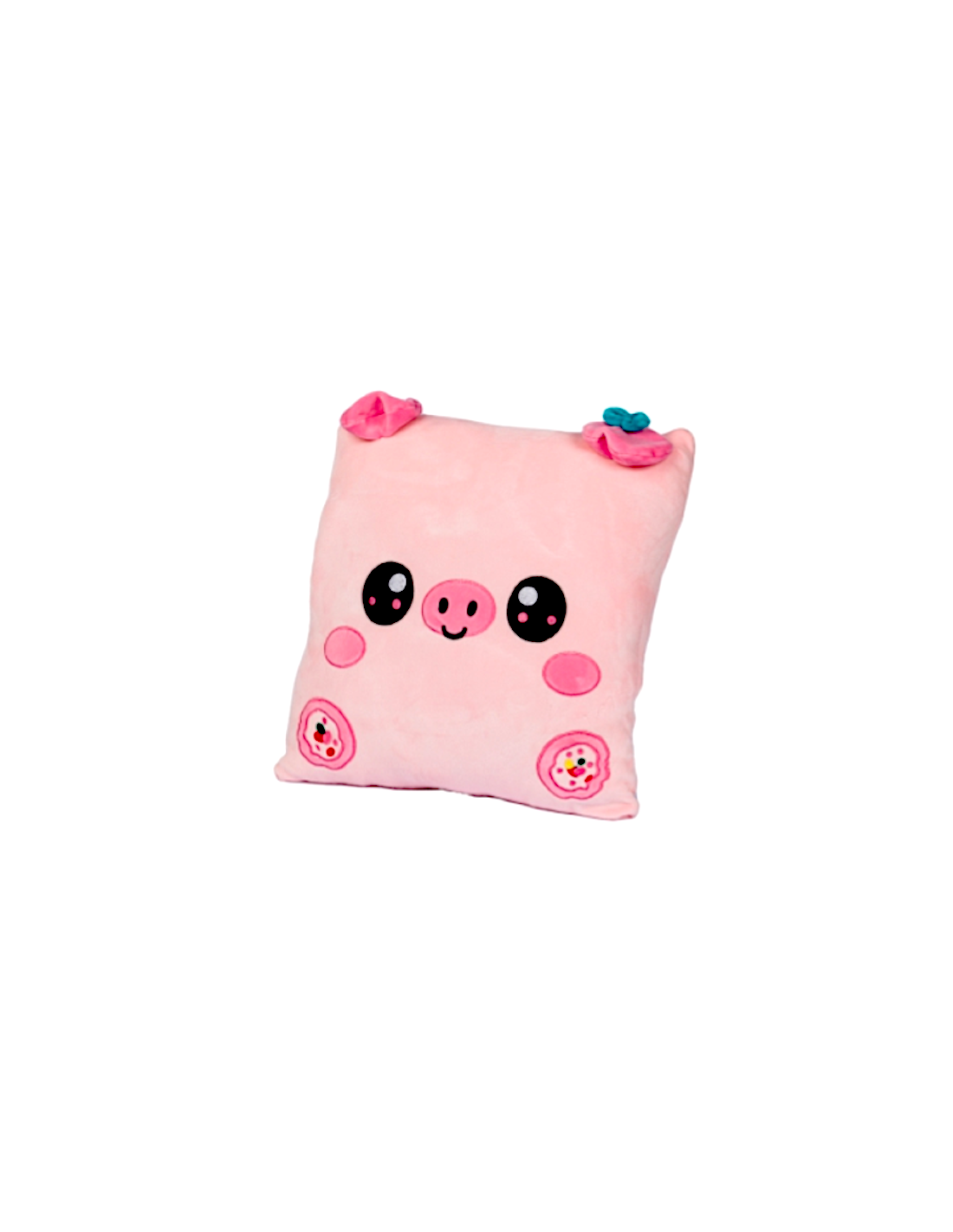 PELUCHE: vendita online CUSCINO MAIALINO 30X30CM IN MORBIDO PELUCHE in offerta