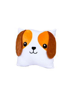 PELUCHE: vendita online CUSCINO CANE 30X30CM IN MORBIDO PELUCHE, DECORATIVO E COCCOLOSO in offerta