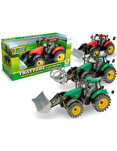 PRESCOLARI: vendita online LINEA VERDE TRATTORE GIOCATTOLO A FRIZIONE CON BENNA ASSORTITO in offerta