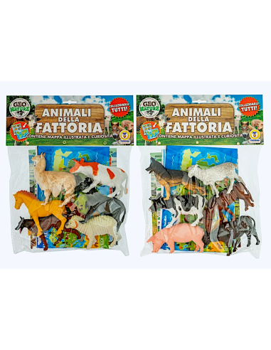 PRESCOLARI: vendita online GEO NATURE BUSTA ANIMALI FATTORIA ASSORTITO in offerta