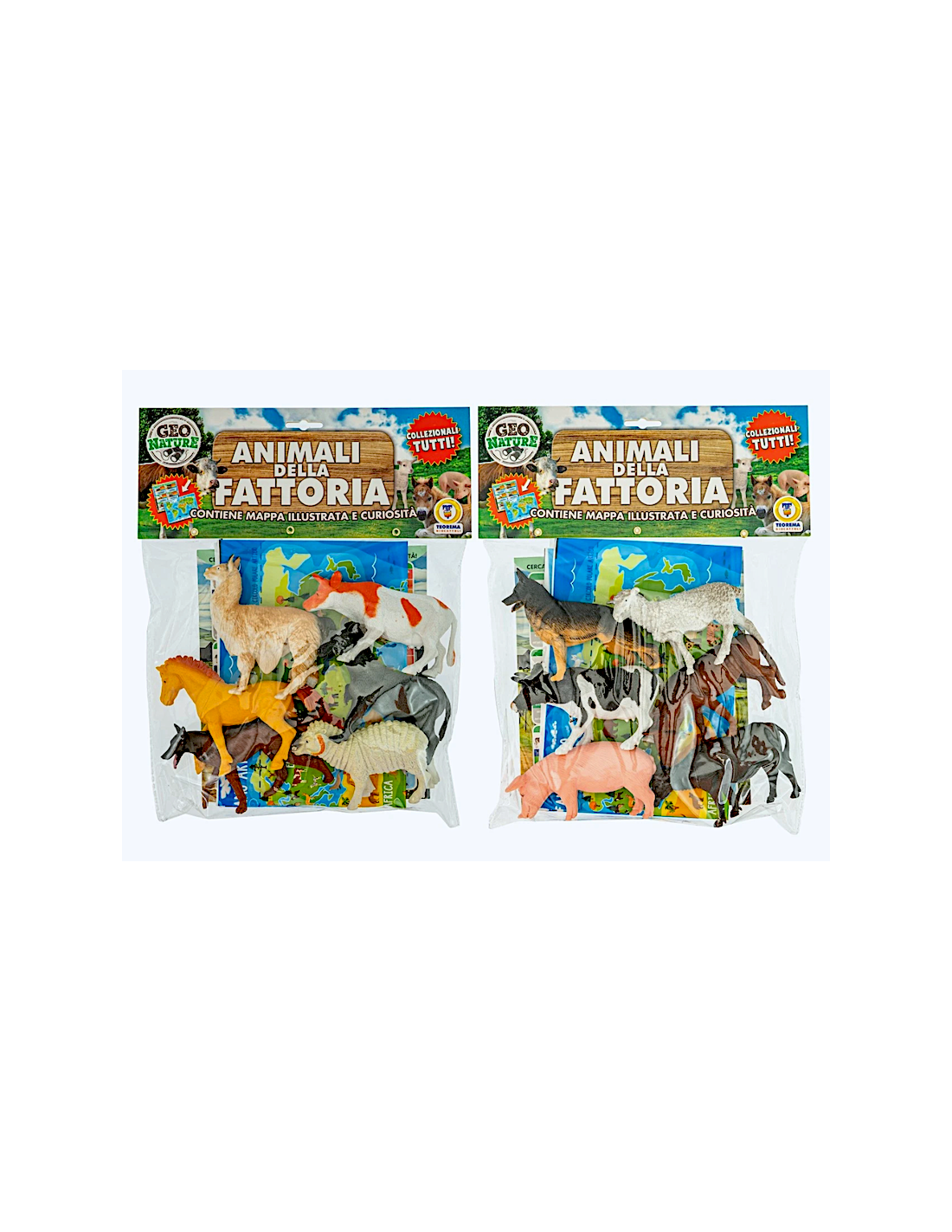 PRESCOLARI: vendita online GEO NATURE BUSTA ANIMALI FATTORIA ASSORTITO in offerta