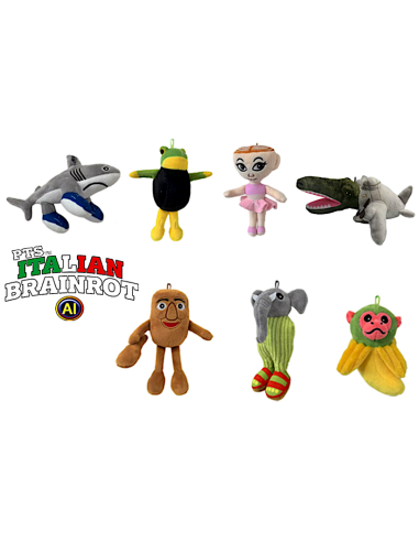 PELUCHE: vendita online ITALIAN BRAINROT PELUCHE 28CM ASSORTITO in offerta