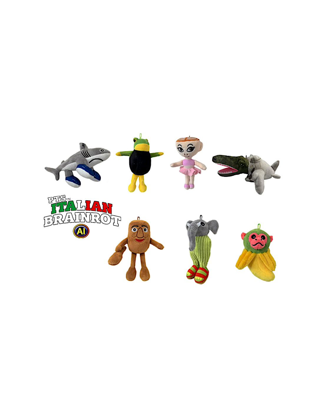 PELUCHE: vendita online ITALIAN BRAINROT PELUCHE 28CM ASSORTITO in offerta