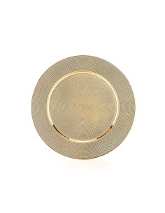 SOTTOPIATTI: vendita online Sottopiatto natalizio oro lucido Ø33cm in plastica, accessorio elegante per tavola di Natale in o...