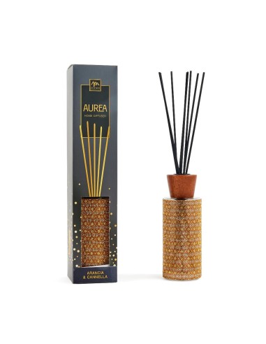 OGGETTISTICA NATALE: vendita online Diffusore strass di Natale 200ml vetro profumo arancia cannella, fragranza natalizia eleg...