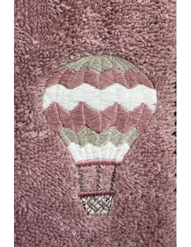 Tris asciugamani Balloon Old Rose | 100% cotone Made in Italy | Shopincasa