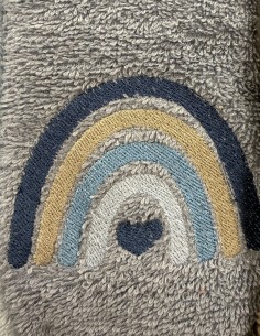 Tris asciugamani Rainbow Avio | 100% cotone Made in Italy | Shopincasa