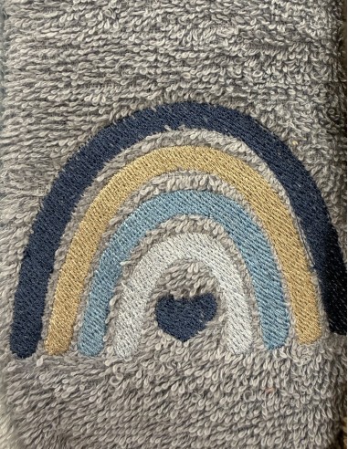 Tris asciugamani Rainbow Avio | 100% cotone Made in Italy | Shopincasa