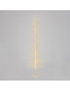 LUCI DI NATALE: vendita online Albero Tiglio Slim Bianco H170cm con 1416 MicroLED FlashLED Diamond, Rami Modellabili in offerta