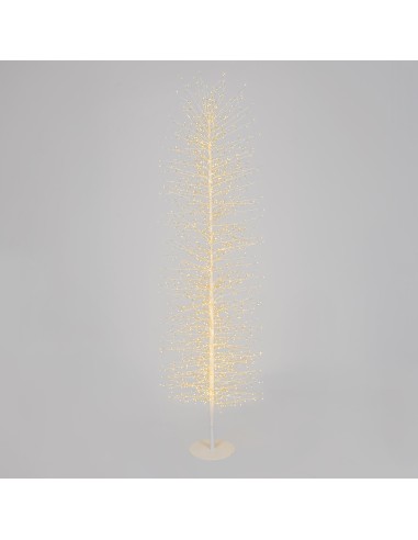 LUCI DI NATALE: vendita online Albero Tiglio Slim Bianco H170cm con 1416 MicroLED FlashLED Diamond, Rami Modellabili in offerta