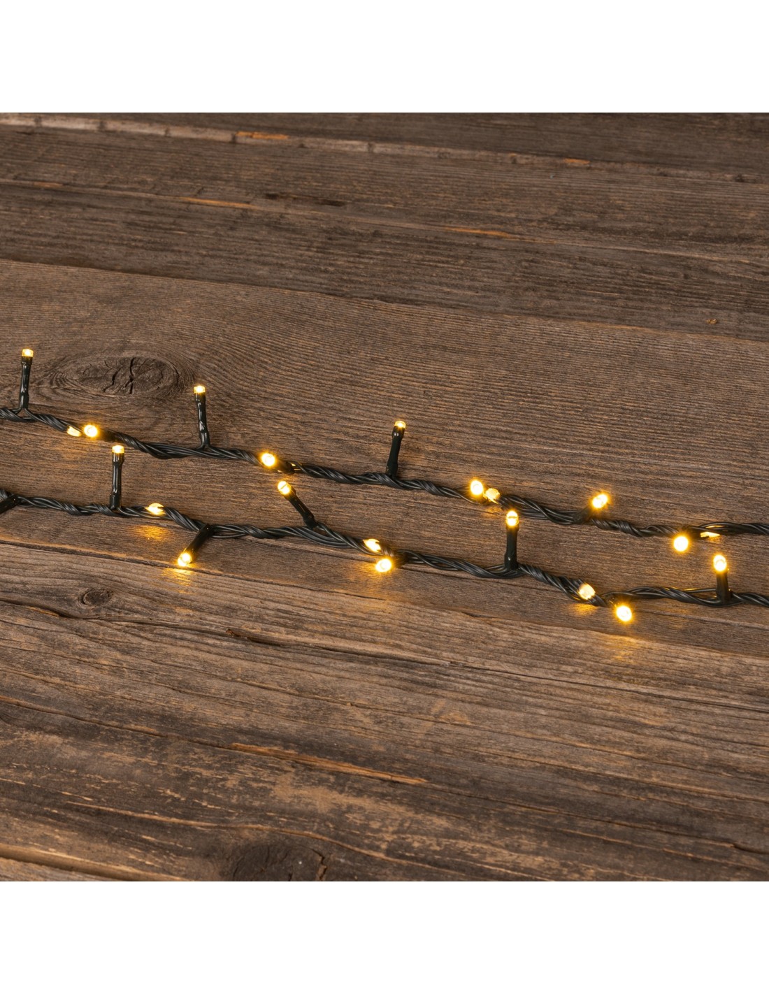LUCI DI NATALE: vendita online Catena MiniCluster Ø6cm 30m StarFall Light 1660 LED Bianco Caldo, Luci Natalizie Steady+Chasin...