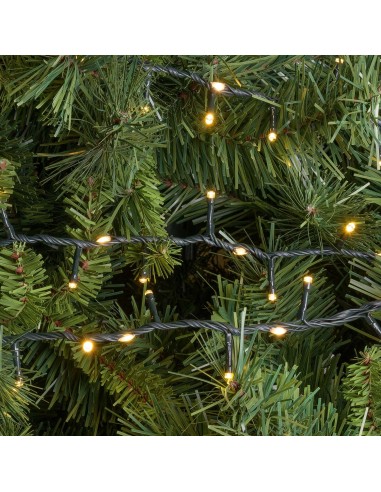 LUCI DI NATALE: vendita online Catena MiniCluster Ø6cm 30m StarFall Light 1660 LED Bianco Caldo, Luci Natalizie Steady+Chasin...