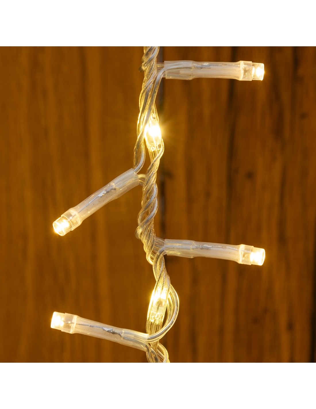 LUCI DI NATALE: vendita online Tenda StarFall Light 460xH80cm 1152 LED Bianco Caldo con Cavo Trasparente in offerta