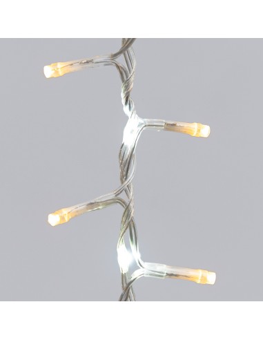 LUCI DI NATALE: vendita online Tenda StarFall Light 460xH80cm 1152 LED Bianco Caldo e Bianco Cavo Trasparente in offerta