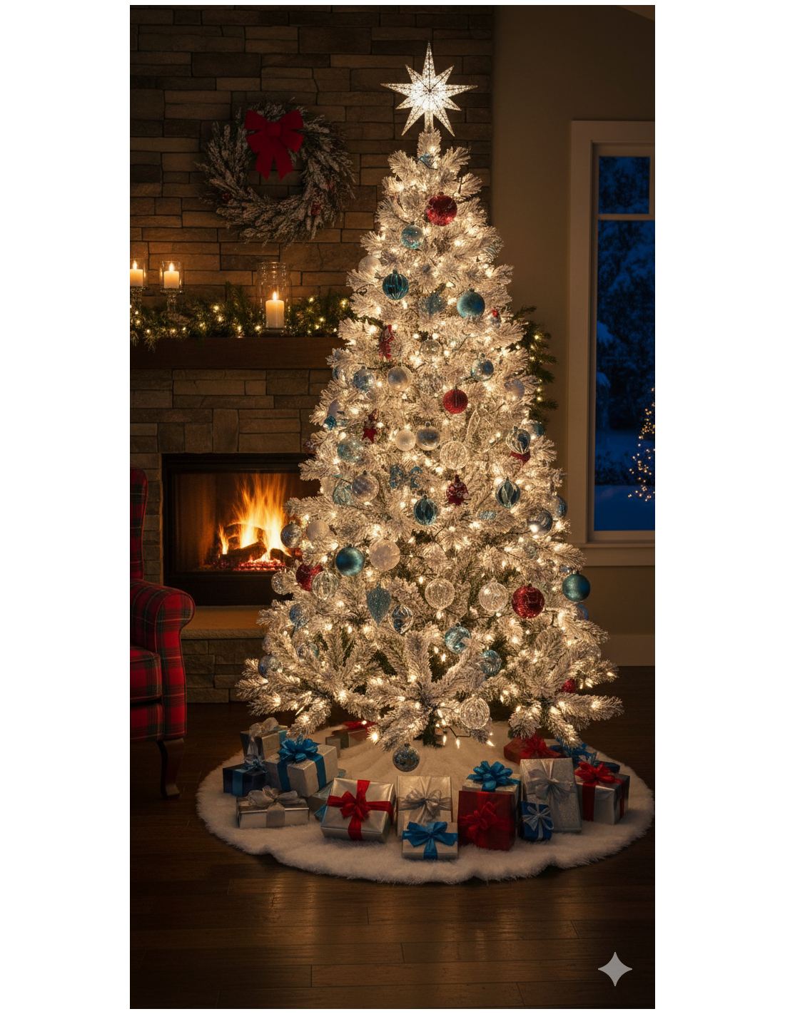 ALBERI DI NATALE: vendita online Albero di Natale "des alpes" altezza 180 cm diametro 93cm con 312 rami floccato in offerta