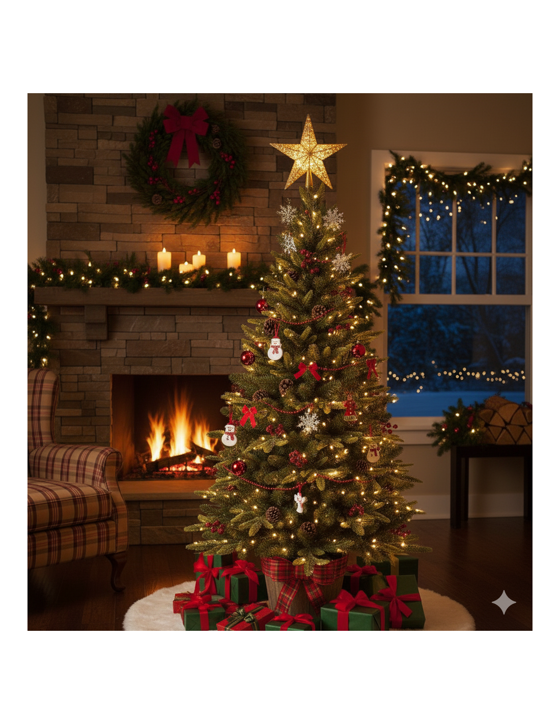 ALBERI DI NATALE: vendita online Pinetto di Natale H150cm PE+PVC con vaso quadrato simil legno, 301 rami folti realistici in ...