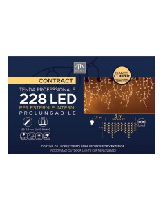 TENDA CONTRACT 228LED COLORE COPPER CON FLASH DA ESTERNO