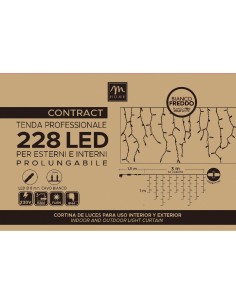 TENDA CONTRACT 228LED BIANCO FREDDO DA ESTERNO