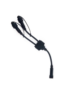 CONNETTORE 2IN1 PER LUCE CONTRACT FILO BIANCO 220V