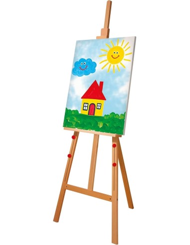 PRESCOLARI: vendita online MONTESSORI SCUOLA D’ARTE CRESCE CON TE, KIT ARTISTICO, CAVALLETTO REGOLABILE, ACQUARELLI, 45X62X7 ...
