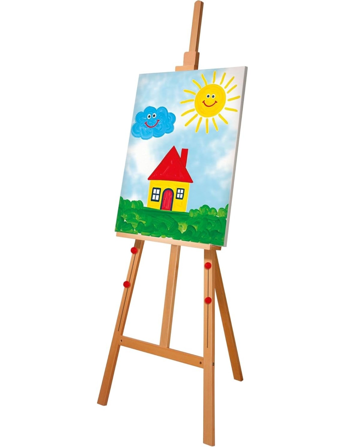 PRESCOLARI: vendita online MONTESSORI SCUOLA D’ARTE CRESCE CON TE, KIT ARTISTICO, CAVALLETTO REGOLABILE, ACQUARELLI, 45X62X7 ...
