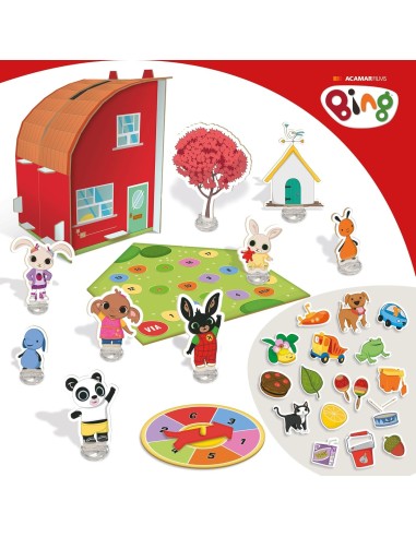 PRESCOLARI: vendita online BING, CASETTA DEI GIOCHI EDUCATIVI, INTERATTIVA, MUSICALE, LUMINOSA, 30X25X20 CM, GIOCO PER BAMBIN...