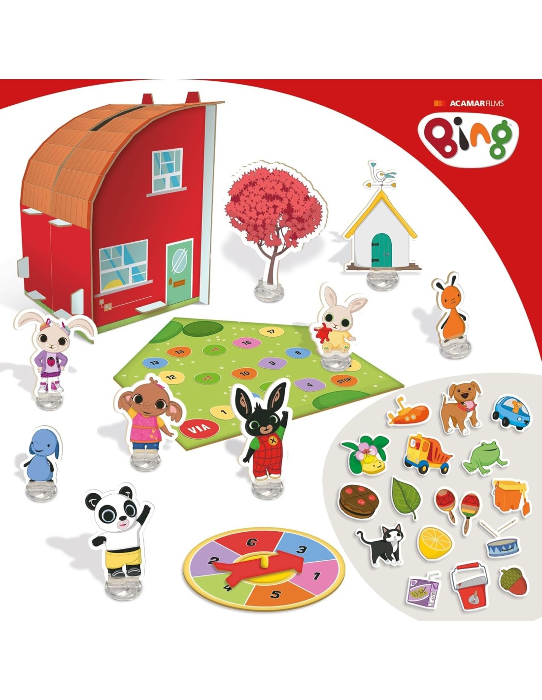 PRESCOLARI: vendita online BING, CASETTA DEI GIOCHI EDUCATIVI, INTERATTIVA, MUSICALE, LUMINOSA, 30X25X20 CM, GIOCO PER BAMBIN...