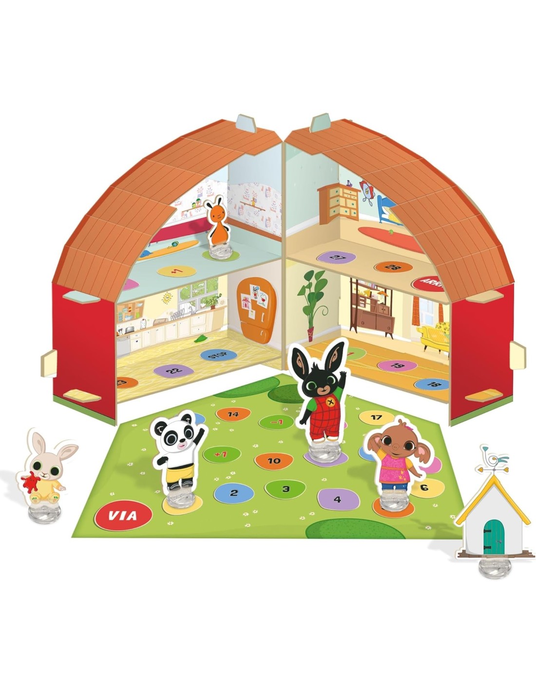 PRESCOLARI: vendita online BING, CASETTA DEI GIOCHI EDUCATIVI, INTERATTIVA, MUSICALE, LUMINOSA, 30X25X20 CM, GIOCO PER BAMBIN...